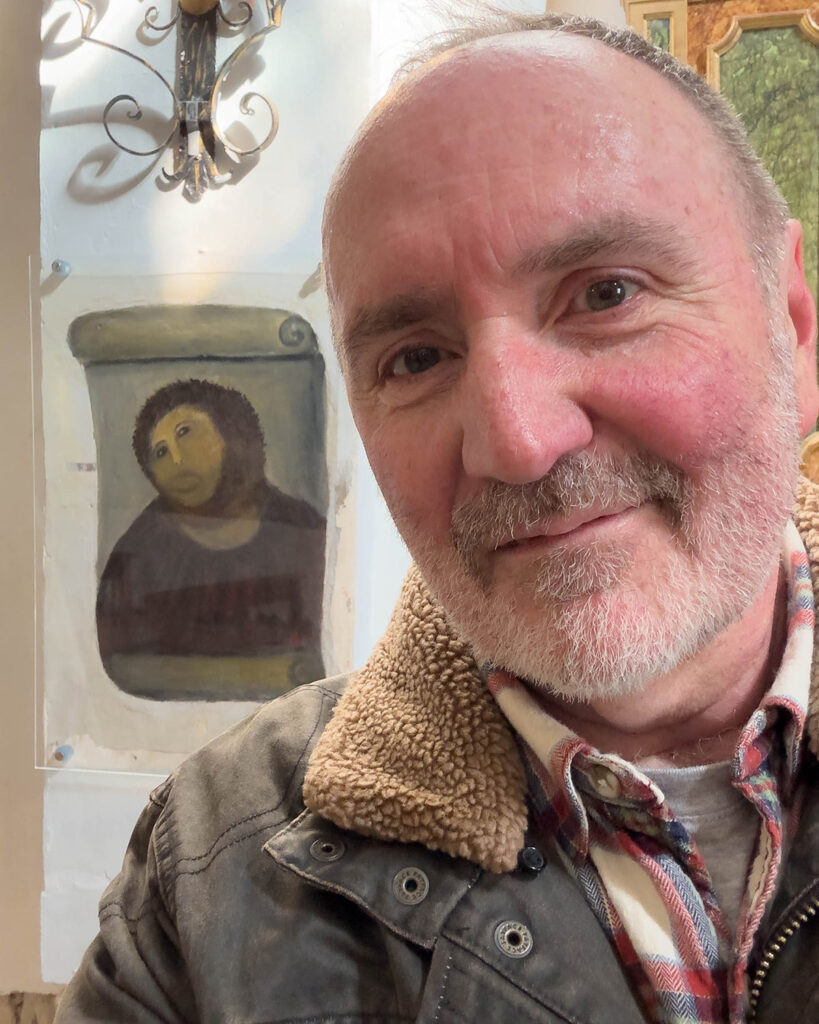 Peter meets Monkey Jesus (Peter Moore)